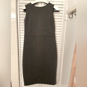 Cupcakes & Cashmere | Womens Grey Contemporary Sheath Dress Size Large